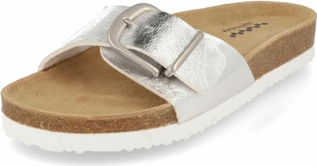 Supremo Damen Pantolette 7420990082/00017 in silver (Größe:41)