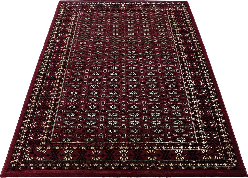 Orient Teppich Wohnzimmer Rot 300x400 Rechteck modern oder klassisch Orientalisches Design aus Polypropylen