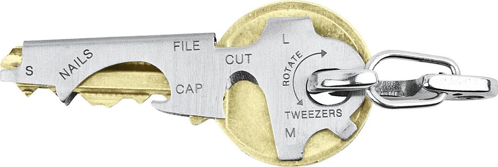 True Utility KeyTool Multifunktionswerkzeug - Silber/Gold Produktbild 