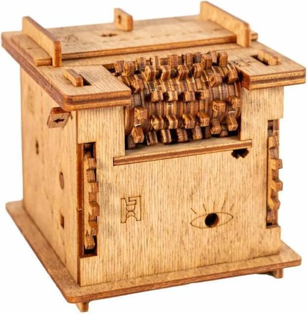 Puzzle Cluebox Le Chat de Schrödinger iDventure Jeu Escape Room Bois