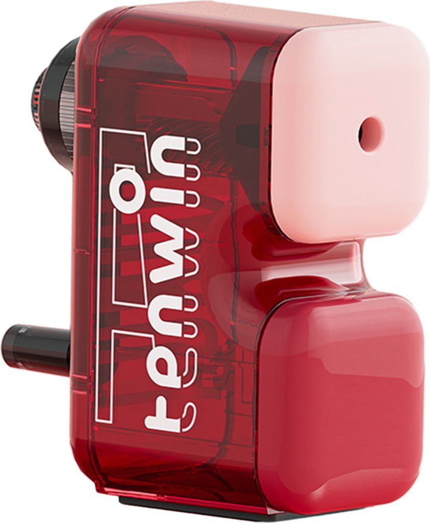 tenwin Manueller Bleistiftspitzer Handkurbel-Bleistiftspitzer 2B-6B / 8,2 mm Durchmesser Buntstifte Sechseckiger/dreieckiger/runder Bleistiftspitze...