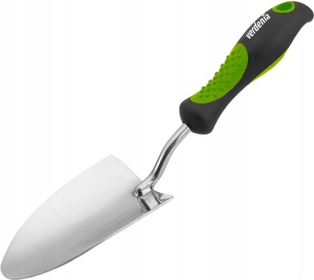 Gartenschaufel aus Edelstahl, 31 cm, mit ergonomischem Griff, 1 Stück.