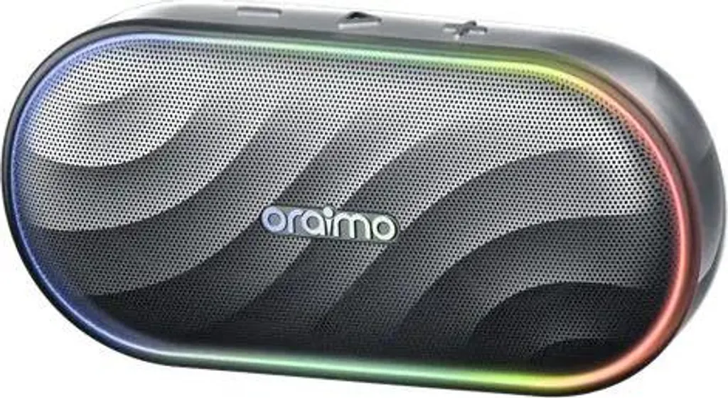 Enceinte Bluetooth 30h d'autonomie SpaceBox : Son immersif et effets LED
