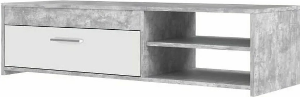 Meuble TV Gris Clair 120 cm : La Solution pour Petits Espaces Encombrés