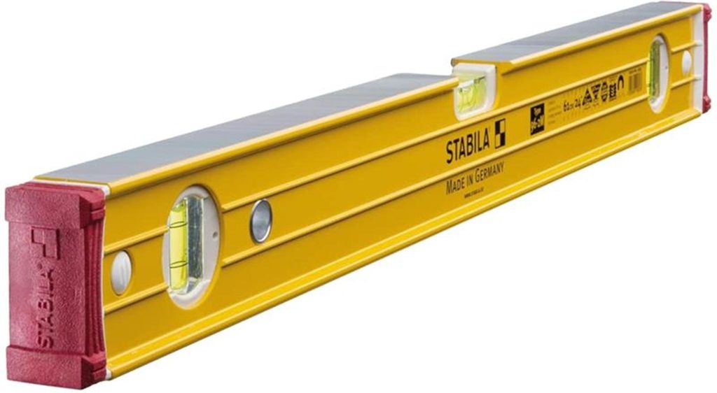 Stabila Type 96-2 M, Wasserwaage, 0,61 m, Rot, Gelb, 0,5 Produktbild 