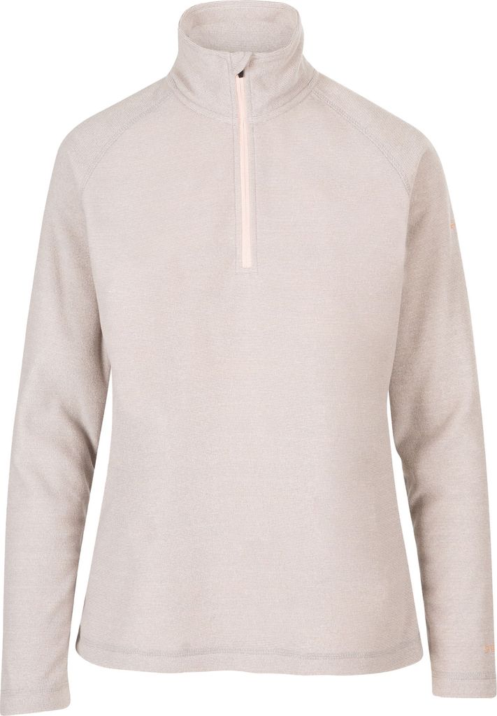 Trespass Damen Fleece-Top Meadows mit Reißverschluss bis zur Brust TP4176 (XS) (Hellgrau)