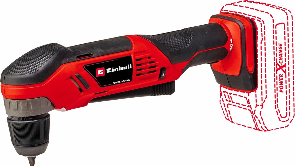 Einhell TE-AD 18 Li-Solo Akku Winkelbohrmaschine 18 V 15 Nm Produktbild 