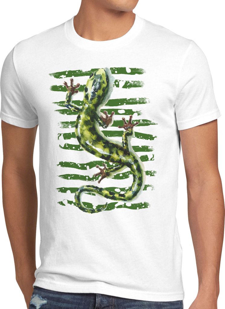 style3 Salamander Herren T-Shirt reptil echse mittelmeer