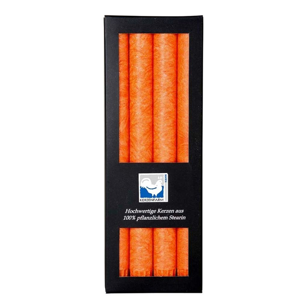 Set de bougies en stéarine - orange Image du produit 