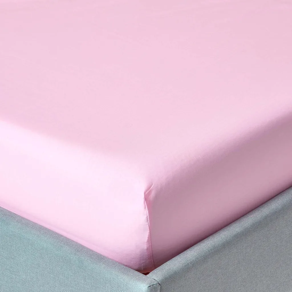 Lenzuola Rosa Matrimoniali 180x200 Homescapes - 100% Cotone Traspirante