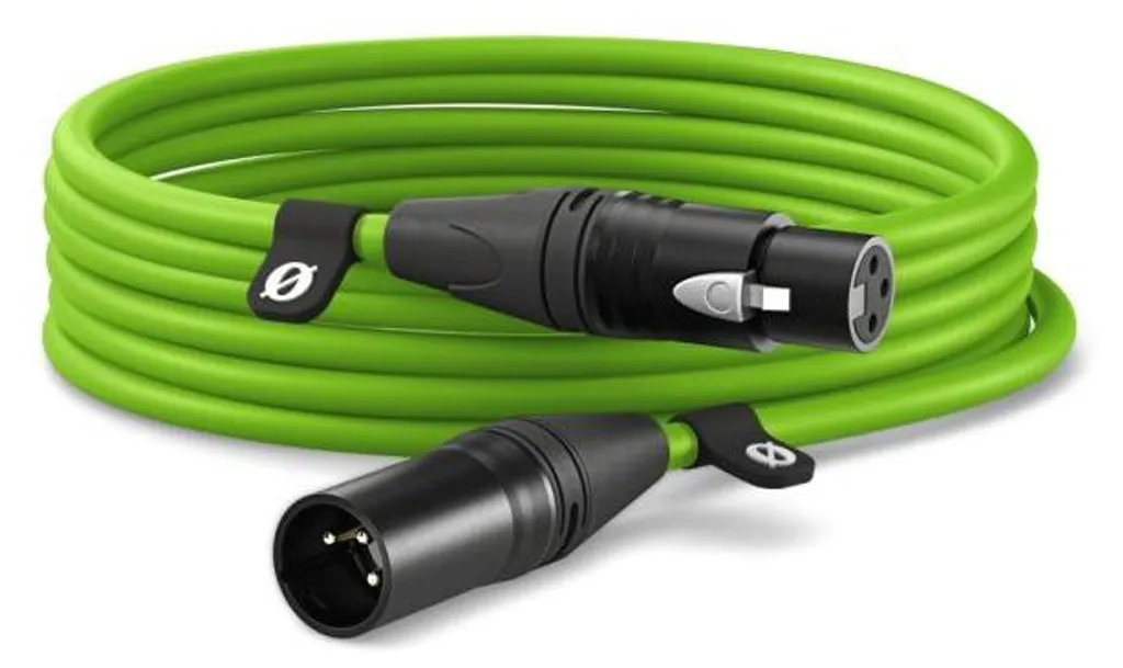 Câble audio RØDE XLR-6 de 6 m Vert (400832822) pour micro professionnel
