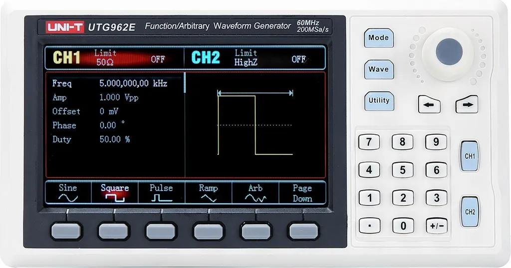 Générateur Uni-T UTG962E idéal pour tester vos circuits électroniques