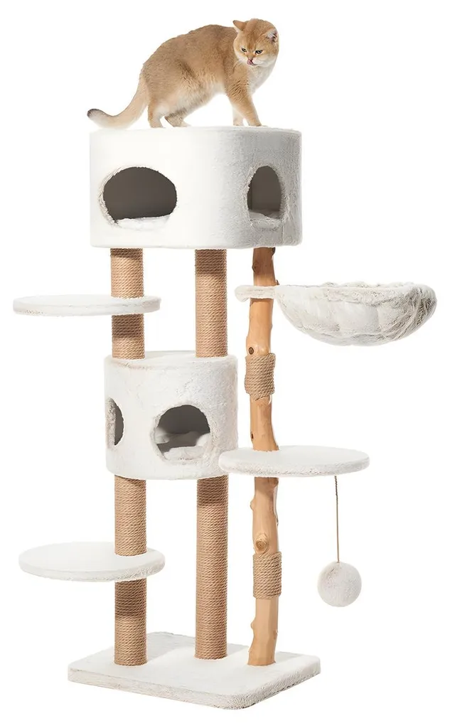Arbre à chat stable Nobby Loya - Solution idéale pour griffes et jeu - 2