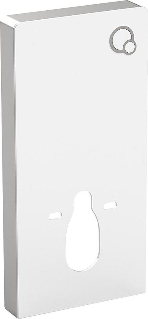 Dekoratives Vorwandmodul für Hängetoilette - Weiß - SPINOSA