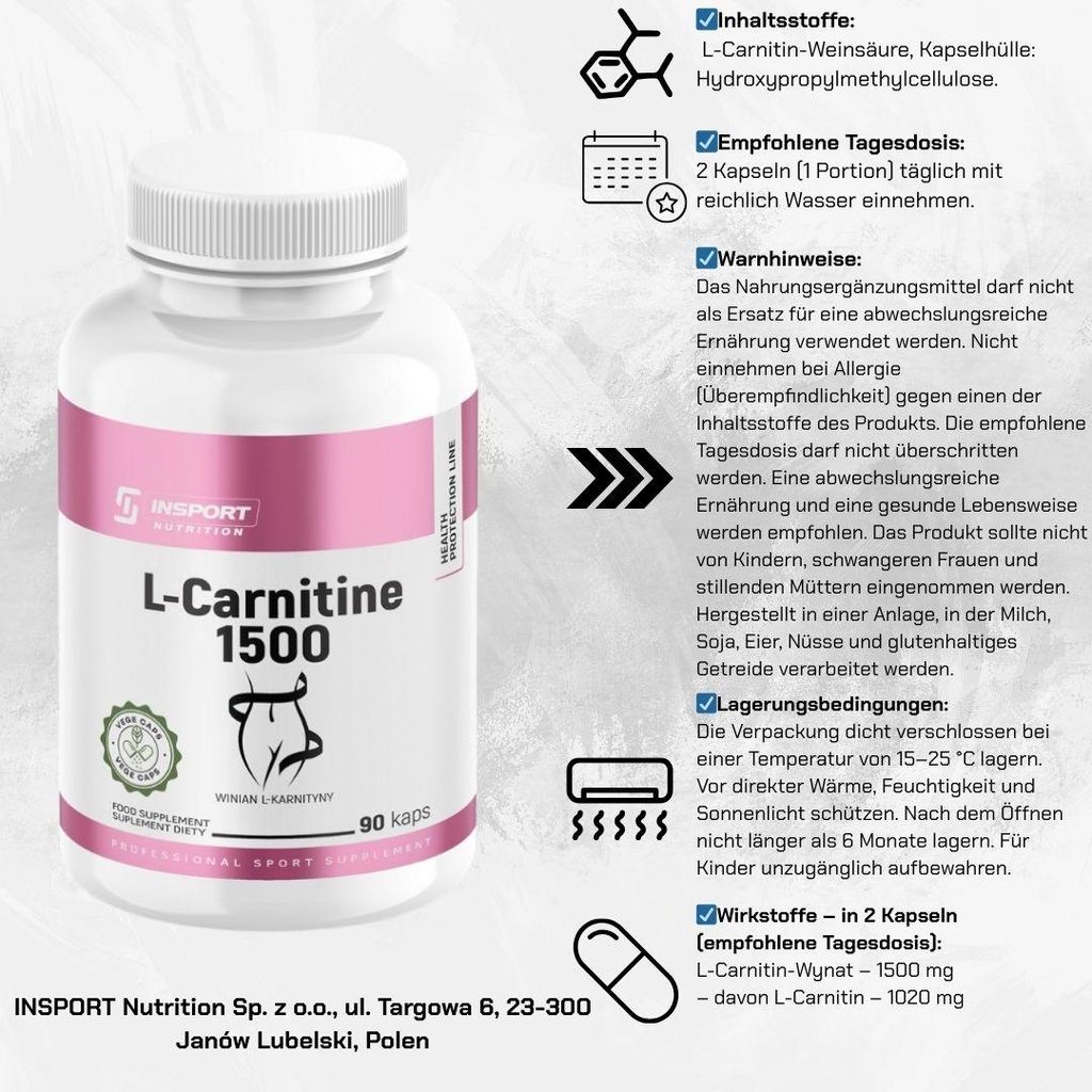 l-carnitin empfohlene tagesdosis (Carnipure) - 2.000 mg pro (4 Kapseln) - 120 Kapseln - von Unimedica, Nahrungsergnzungsmittel mit 500 mg reinem L-Carnitin L-Carnitin 1500 mg 90 Kapseln