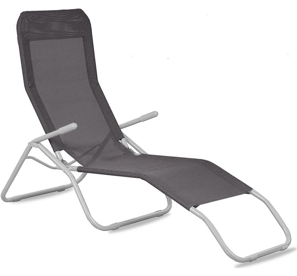 Aga Garten-Liegestuhl SIESTA MC372171HG Hellgrau Produktbild 
