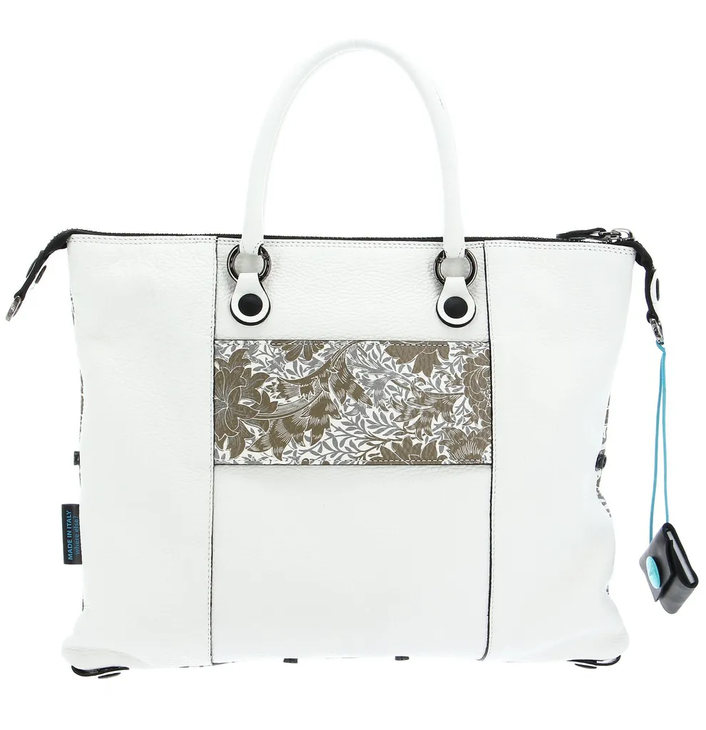 Sac Cabas Transformable Gabs Cuir G3 Plus Imprimé Fleurs Beige Moyen - 4