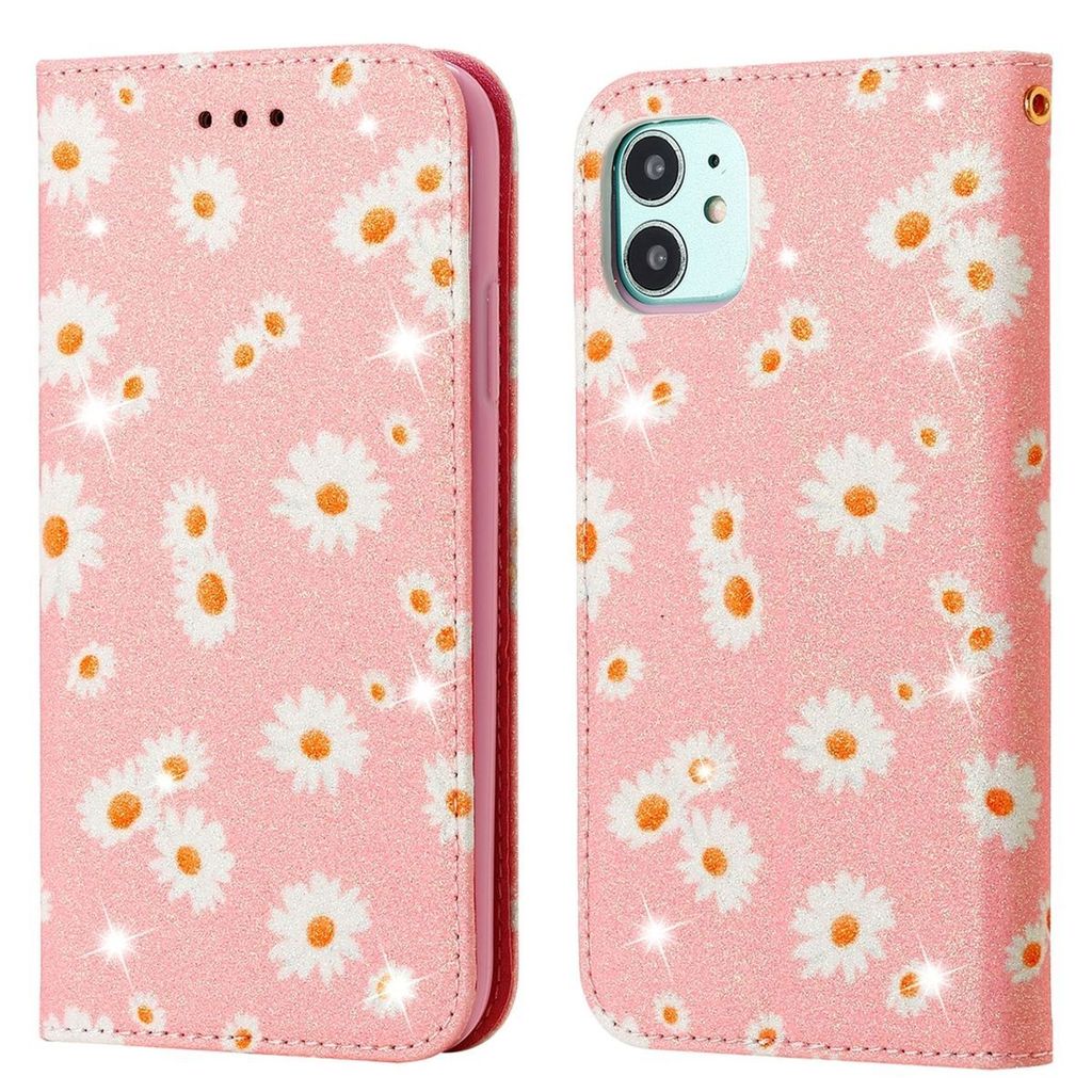 König Design Hülle kompatibel mit Apple iPhone 11 Kunstleder Handyhülle - Handy Case Rosa