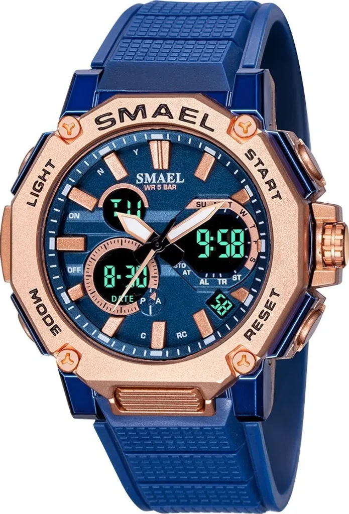 Montre Homme SMAEL TROY Sport et Fitness - Idéale Musculation et Course