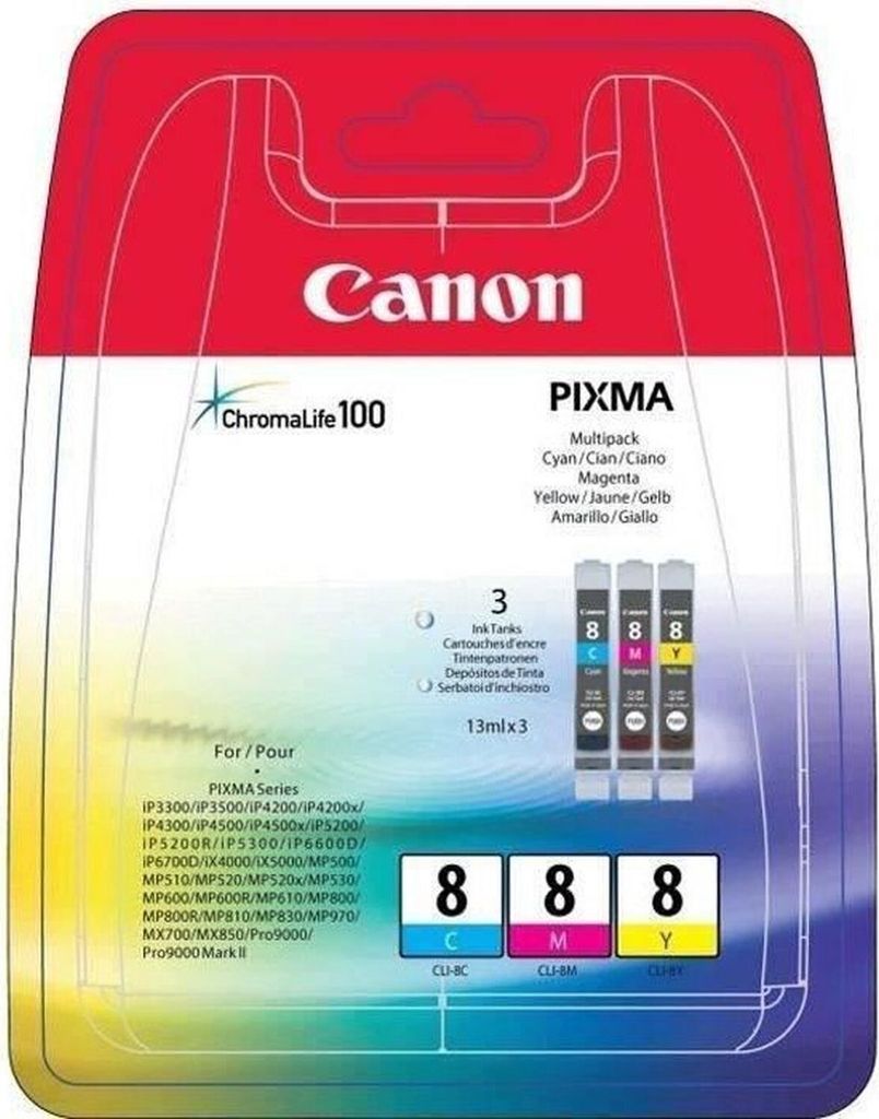 Atramentová náplň Canon CLI-8 C pre Produktbild 