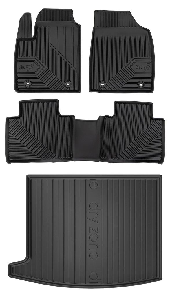 Tappetini 3D TPE + baule DryZone per MG HS I 2018-2024 4 Immagine del prodotto 