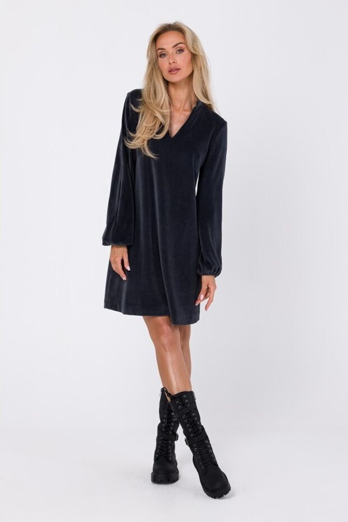 Made of Emotion Minikleid für Frauen Wonja M767 graphit S