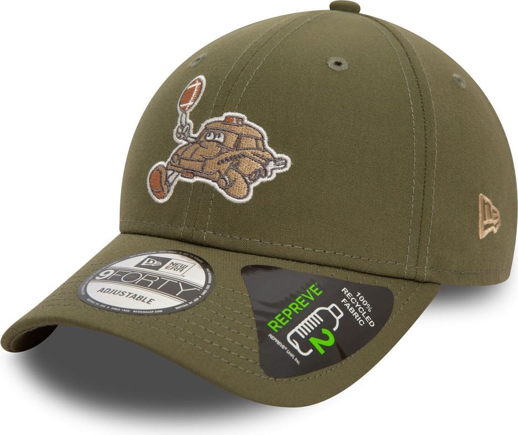 New Era 9Forty Strapback Cap - ICON LOGO Motors oliv