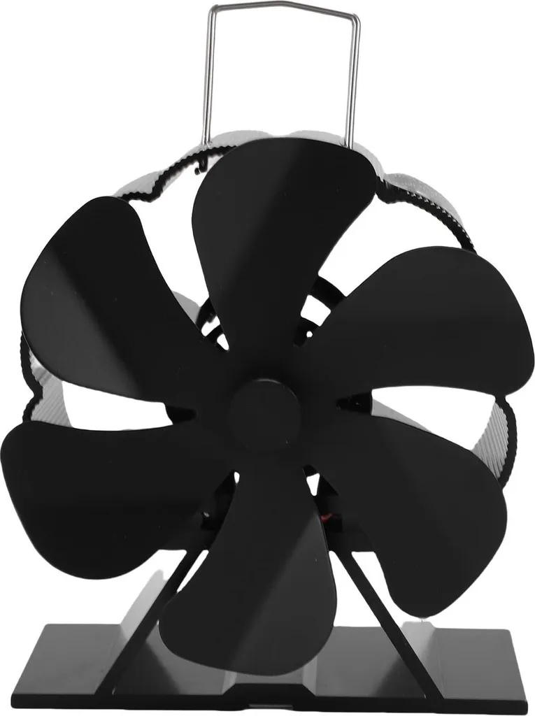 Ventilateur de poêle à bois pour répartition chaleur sans bruit