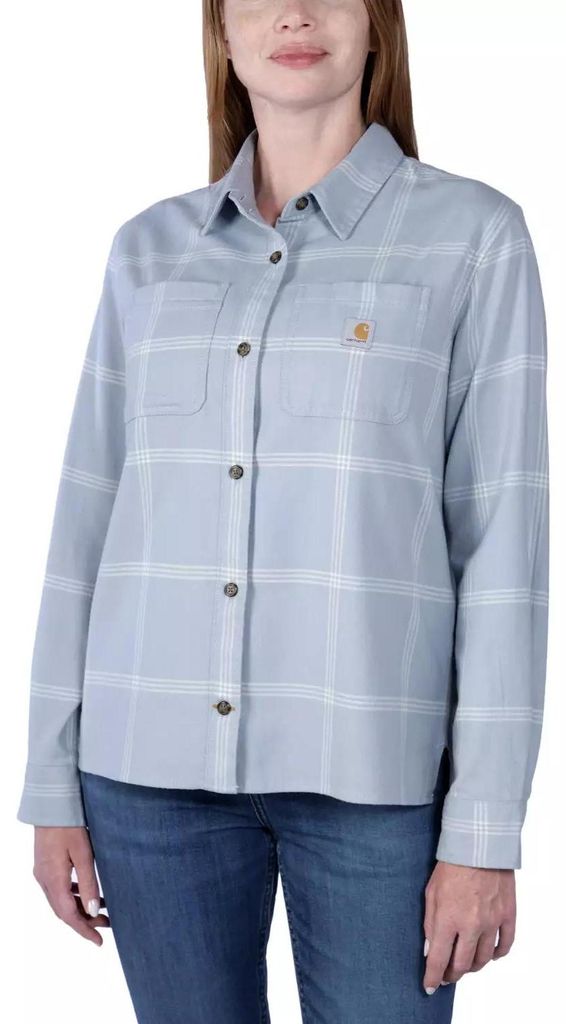 CARHARTT Bekleidung 105989-HD4 Carhartt Flannel hellblau Größe