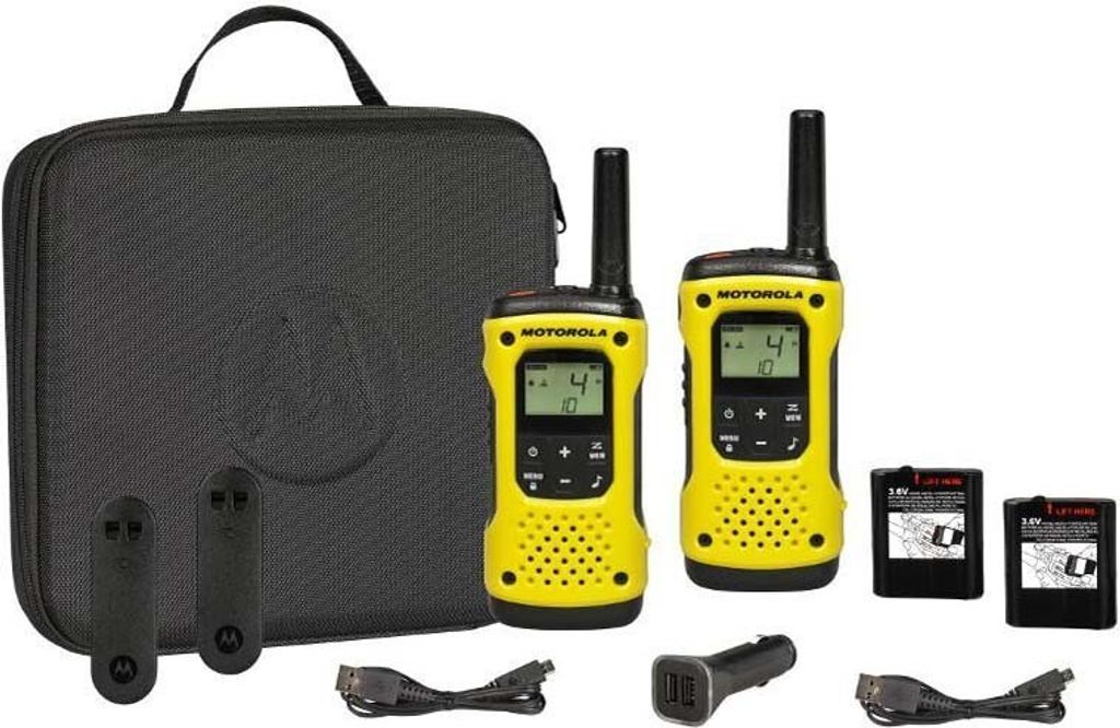 Walkie-Talkie Motorola T92H2O (2 Pcs) Gelb Schwarz Produktbild 5