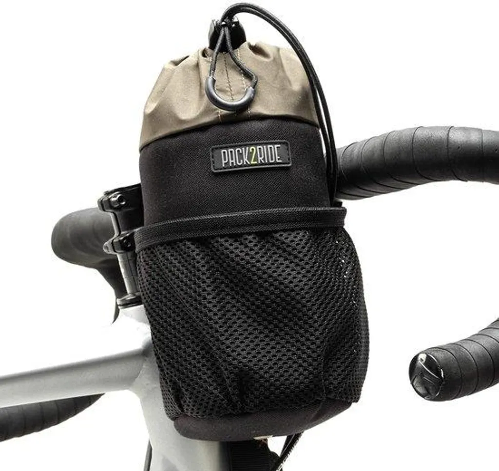 Sacoche guidon vélo hydrofuge durable en Cordura - Grand volume de 2,5L