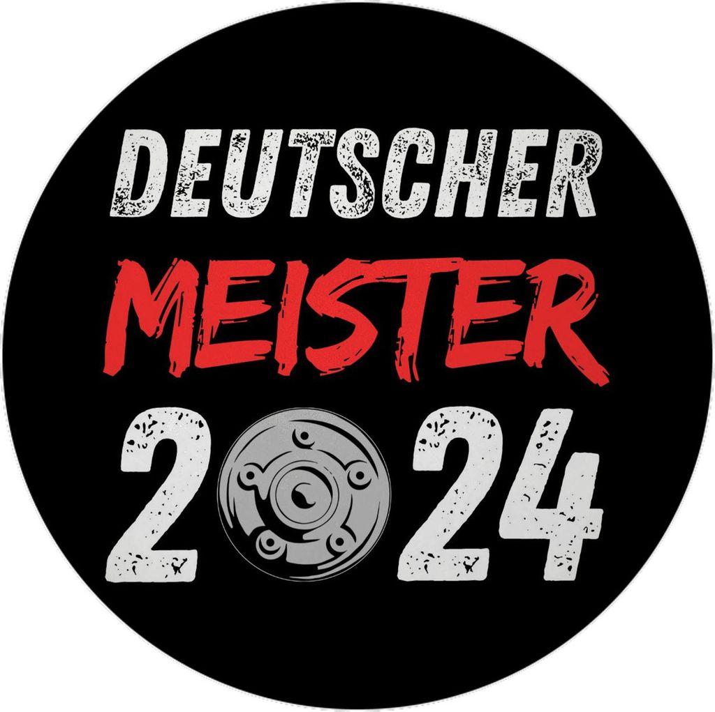 Leverkusen Meisterschale Magnet mit Flaschenöffner rund mit Spruch Deutscher