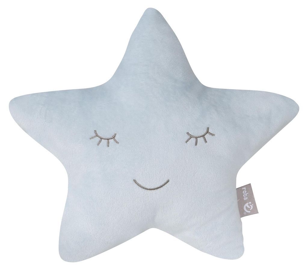 roba Kuschelkissen 'roba Style' Stern Hellblau/Sky, Produktbild 