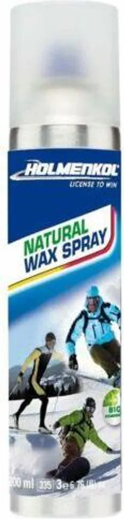 Holmenkol Natural Wax Spray 200ml biodégradable avec liège inclus