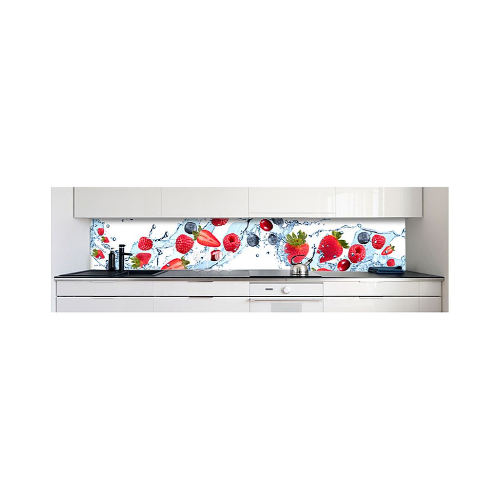 Küchenrückwand Berry Splash Premium Hart-PVC 0,4 mm selbstklebend 