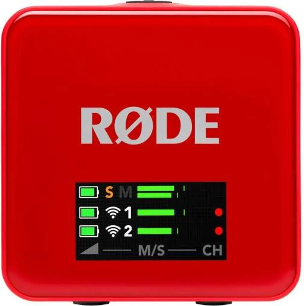 Rode Wireless GO Gen 3 Rouge Interview Set 2 BK Système Micro Sans Fil