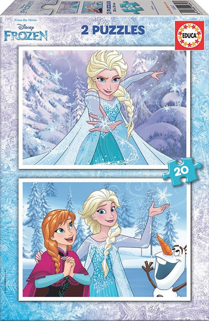 Educa - Puzzle 2x20 Frozen - 40-99 dielov