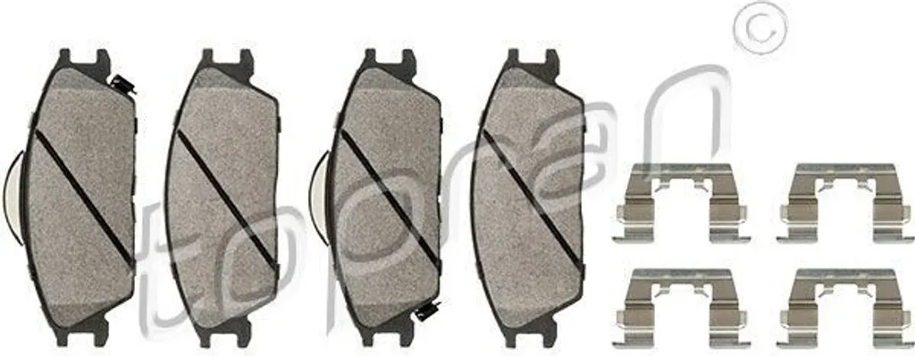 Plaquettes de frein TOPRAN 820 370 haute performance 58101 1CA10 Getz TB