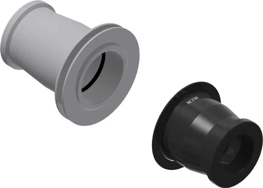 Compatible Campagnolo N3W : Kit de conversion DT Swiss 142/12mm noir