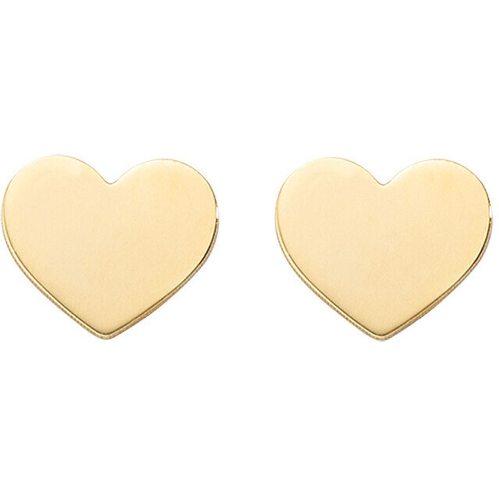 AMEN Ohrringe Herz 9 K gold gold onesize Damen AU9ORCUG3