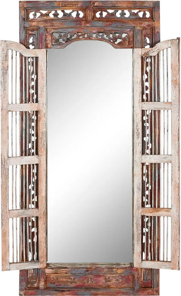 Miroir de chambre bleu 90x180 cm - Parfait pour dressing et salon chic