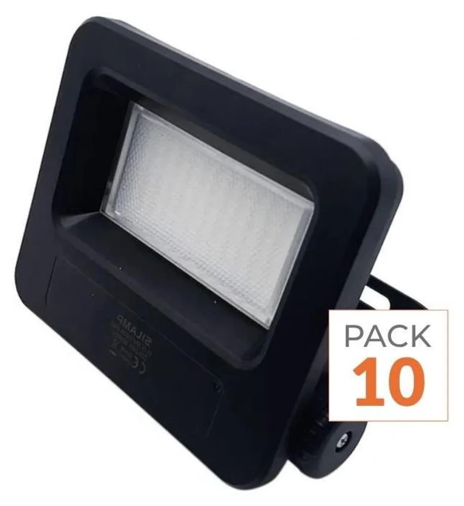 Projecteur LED 30W IP65 Haute Luminosité Pack de 10 Blanc 6000K-8000K