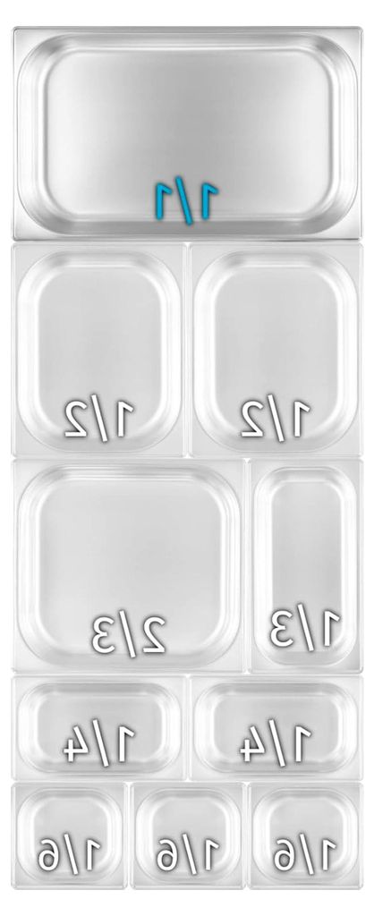 GN Behälter 1/1 200 mm aus Edelstahl - Stapelbarer Gastro Container - Hitzebeständig von -40 °C bis 300 °C - Spülmaschinengeeignet