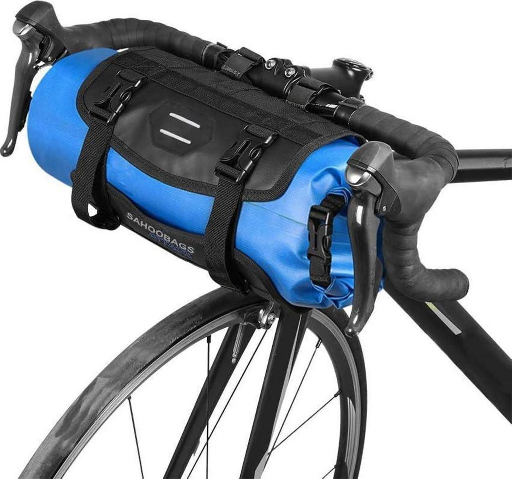 Lixada Sacoche de guidon de vélo étanche avec fermeture à Image du produit 
