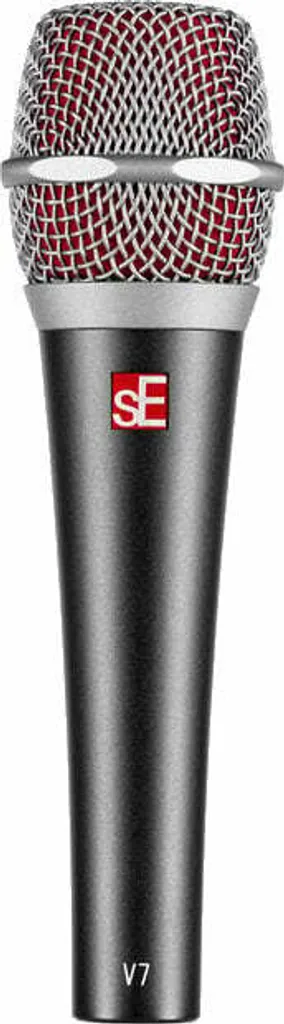 Microphone Dynamique Supercardioïde sE Electronics V7 Noir et Acier
