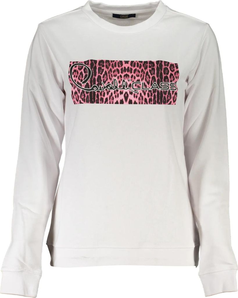 Cavalli Class Damen SWEATSHIRT Weiß RXT67CCF062_BI00053 : Größe - M Größe: M