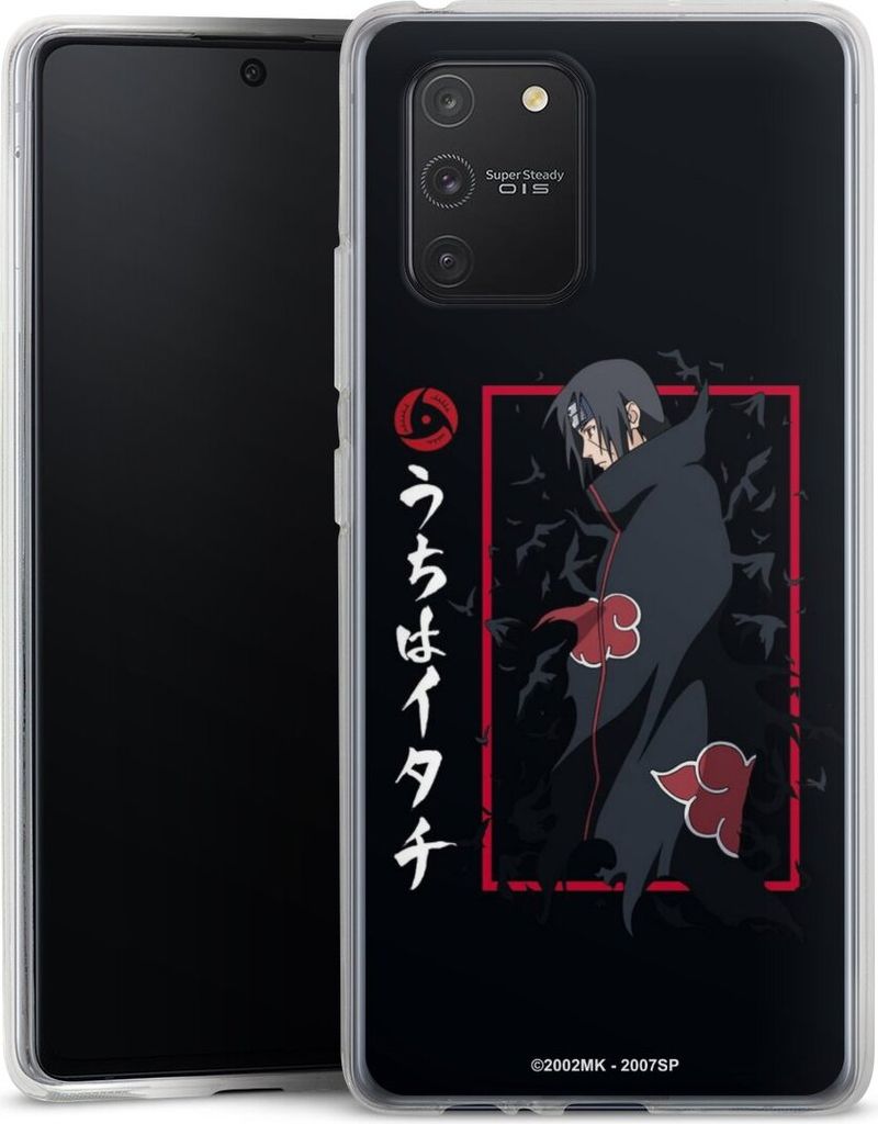 DeinDesign Handyhülle für Samsung Galaxy S10 Lite Silikon Hülle Case Smartphone Schutzhülle Naruto Shippuden Offizielles Lizenzprodukt Itachi U...
