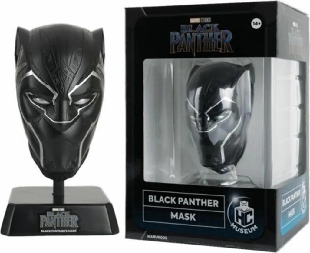 Masque Black Panther Marvel Eaglemoss - Idée Cadeau Geek et Collection
