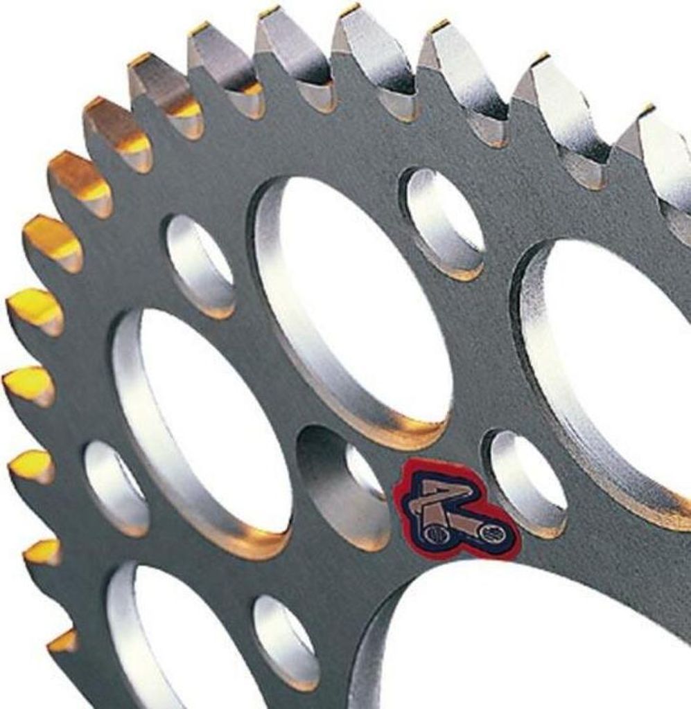 RENTHAL Ultraleichtes selbstreinigendes, harteloxiertes Aluminiumritzel hinten - 520