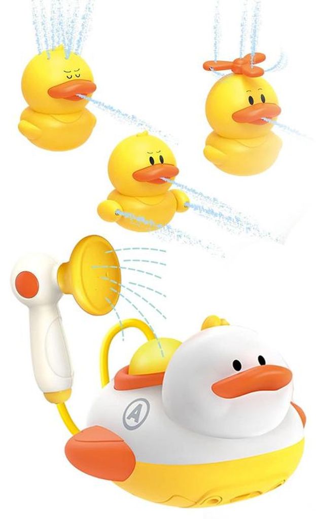 Kinder Badespielzeug Ente – elektrischer Wassersprüher 4 Produktbild 